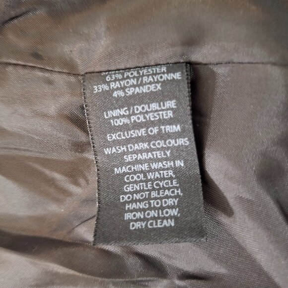 Kenneth Cole Womans Tailored Open Front Career Blazer Jacket Sz 14 Office - Picture 14 of 16